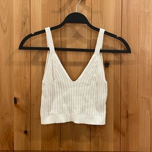 Aerie knit crop tank